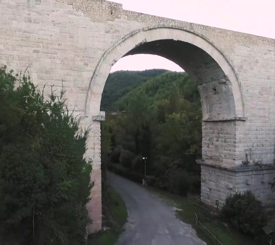 Cardona Bridge and Augustus Bridge in Narni