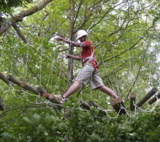 Adventure trail on Serravalle