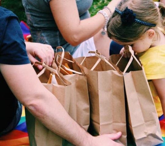 Packed lunch at the Educational Farm