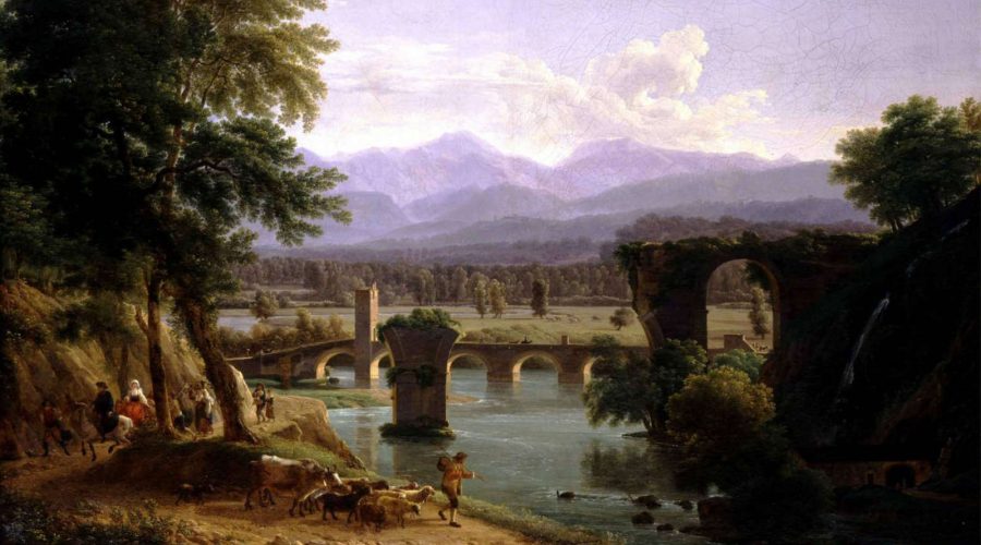Jean-Joseph-Xavier-Bidauld-The-Augustan-bridge-on-the-Nera-river-near-the-town-of-Narni-Italy